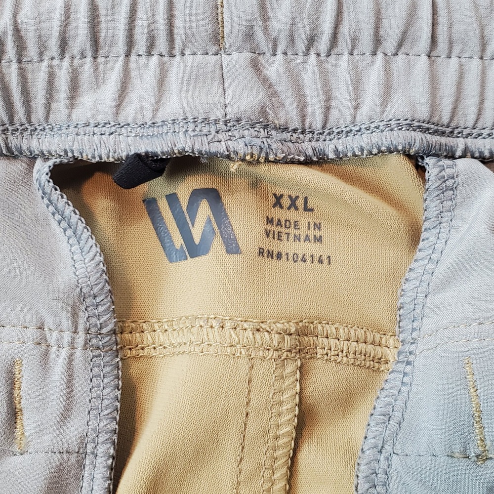 VRST Joggers Mens XXL Tan Excellent Back Zipper Pockets Stretch Commuter Pants - Picture 3 of 12